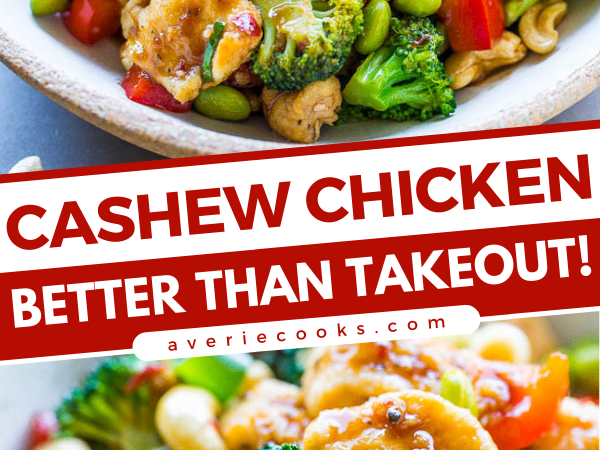 healthy cashew chicken stir fry