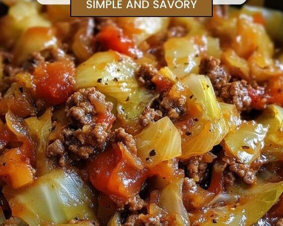 easy hamburger and cabbage recipe