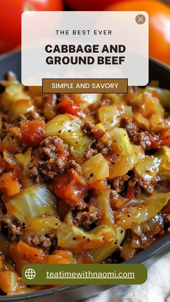 easy hamburger and cabbage recipe