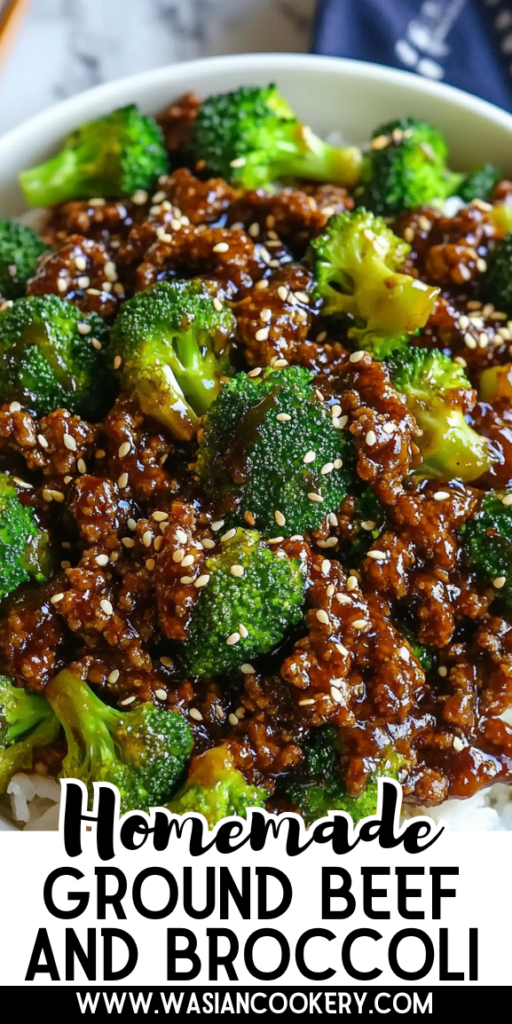 ground beef broccoli bowls