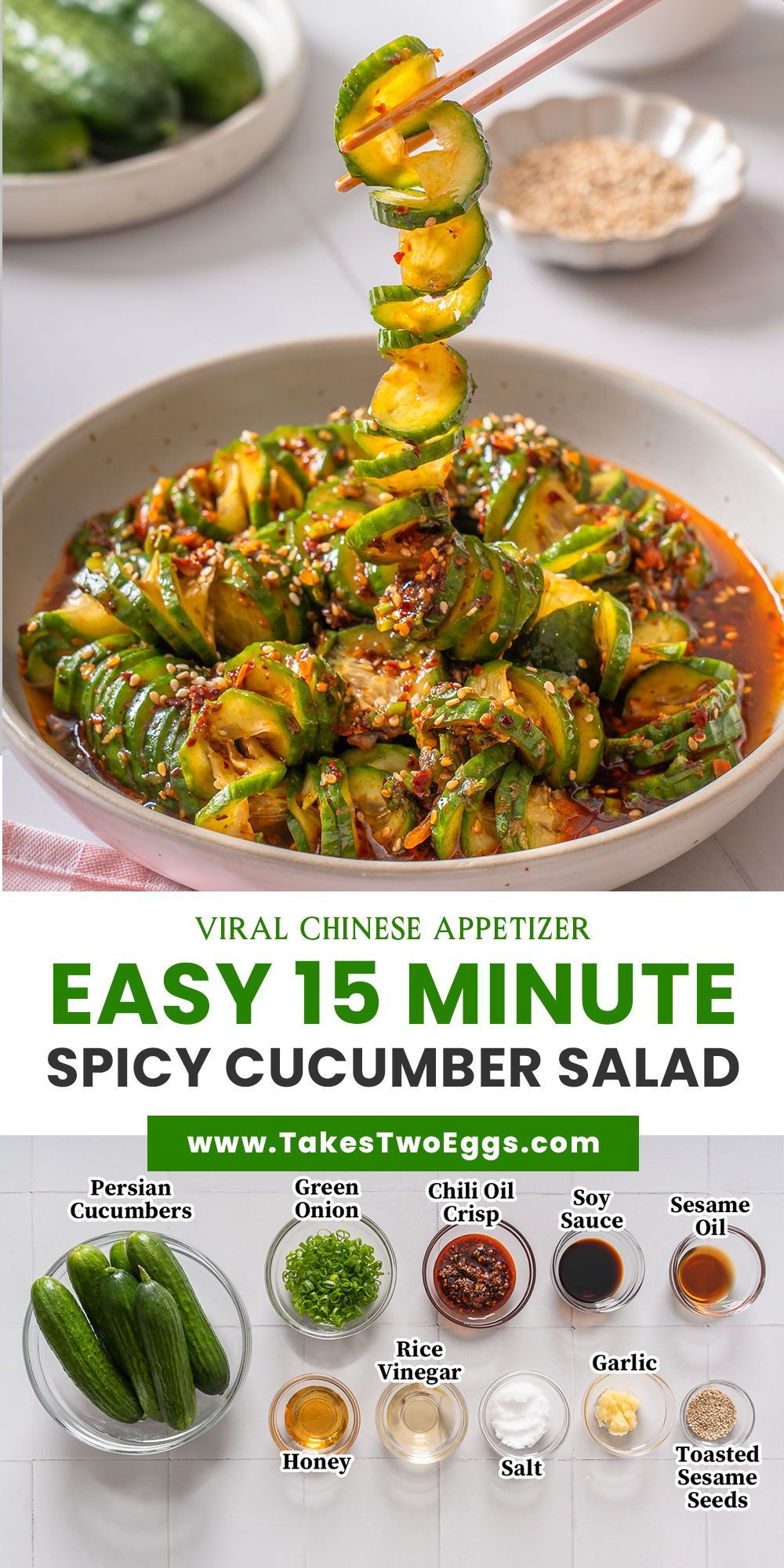 Japanese Spicy Cucumber Recipe (Tsukemono)