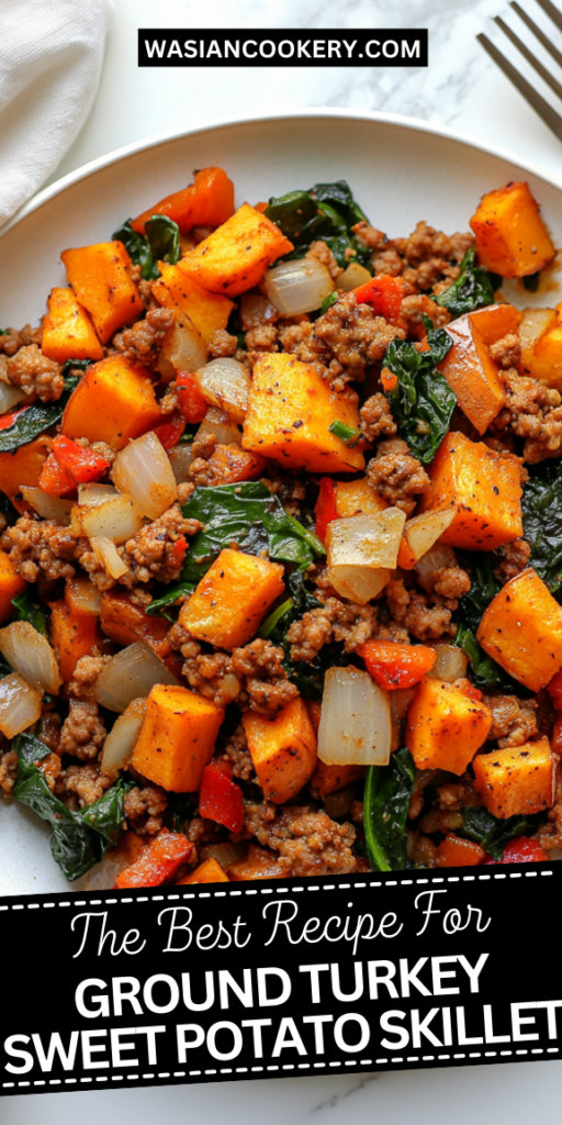 ground turkey sweet potato skillet