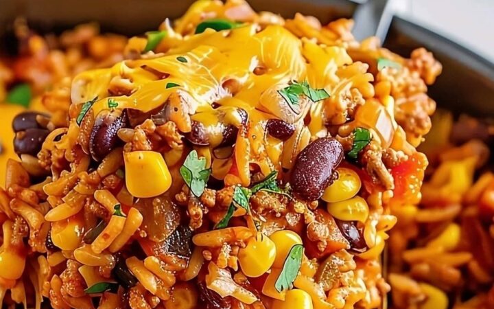 mexican bean and rice skillet