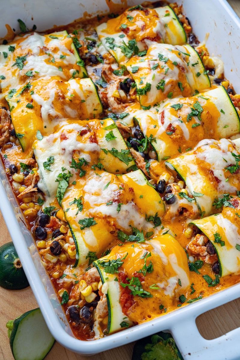 Zucchini Roll Ups Vegetarian