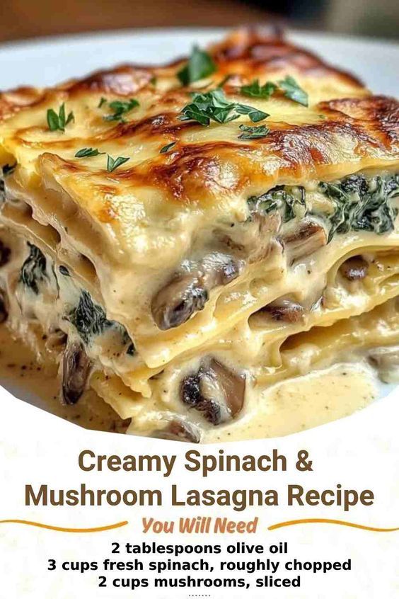 easy spinach lasagna recipe