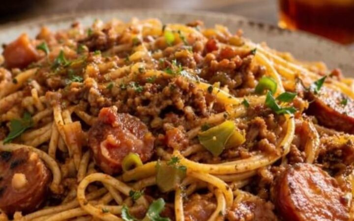 spaghetti dinner recipe