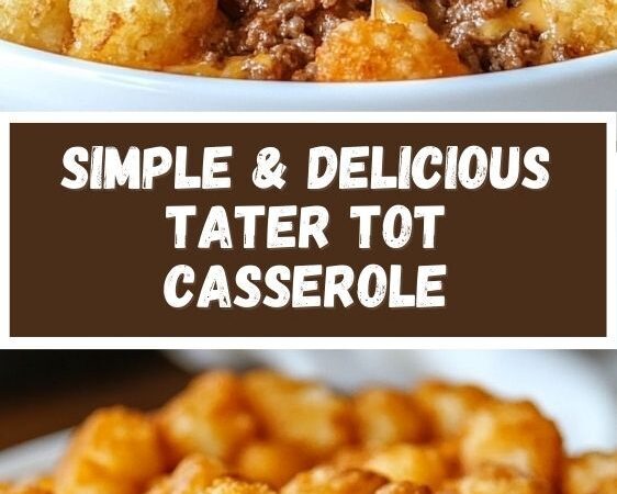 easy tatertot casserole recipe