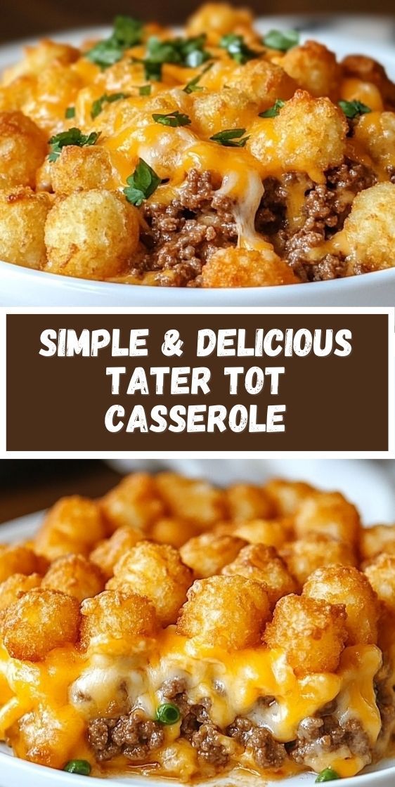 Tatertot Casserole Recipe Easy