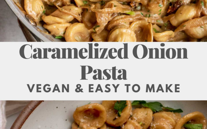 caramelized onion pasta