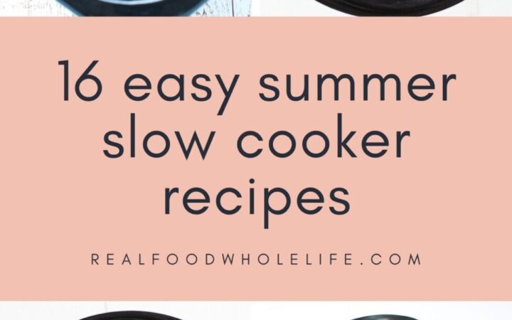 healthy summer dinner recipes crock pot