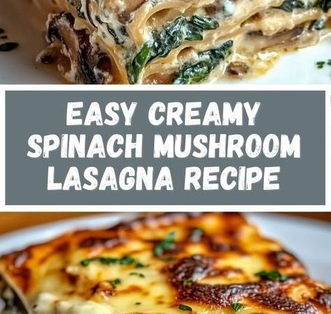 sausage and mushroom lasagna recipe