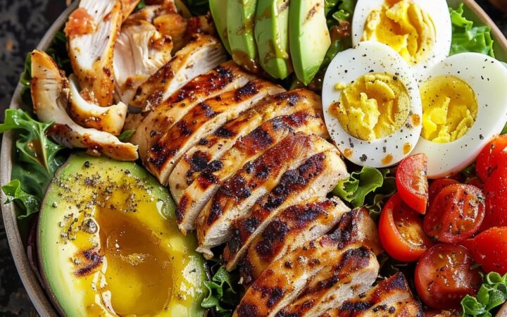 healthy one pan chicken and sweet potato dinner