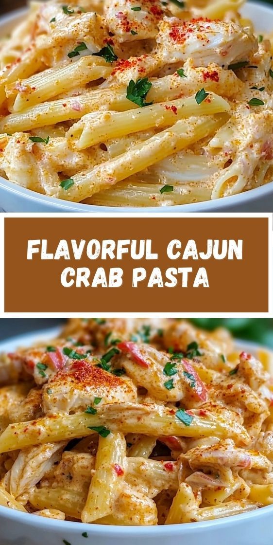 Cajun Crab Pasta Dish