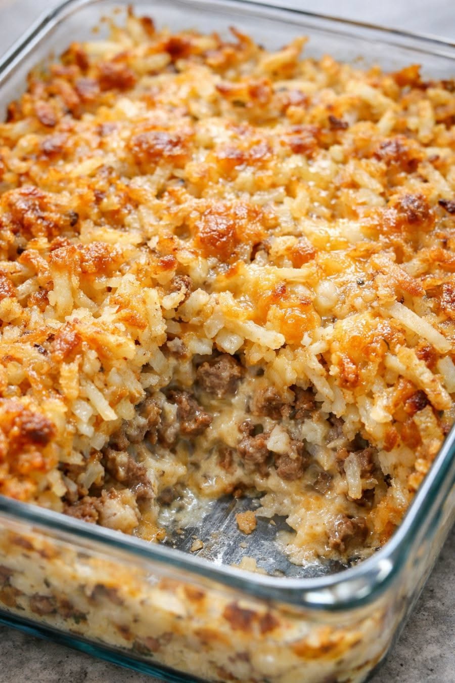 Casserole With Shredded Potatoes
