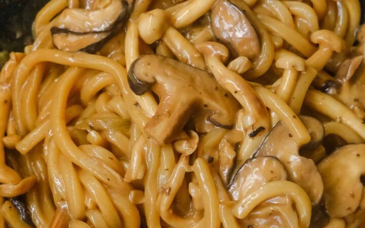 easy mushroom udon recipe