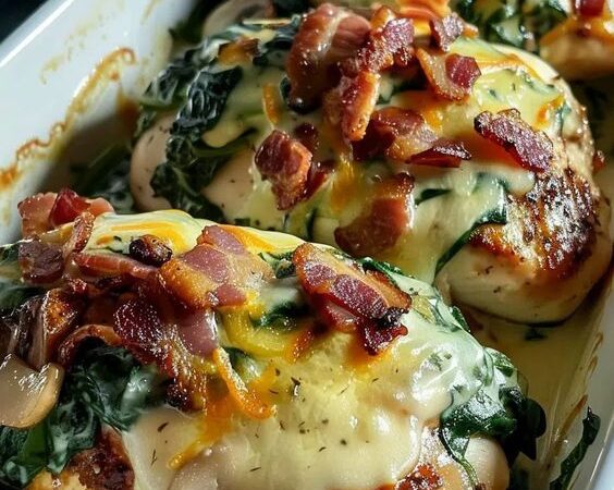 creamy garlic butter baked chicken breast