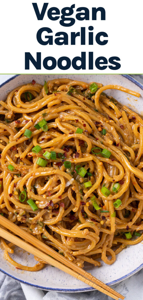 easy garlic noodle dish