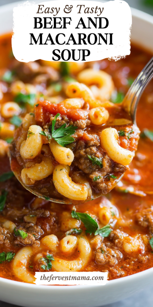 macaroni beef stew recipe