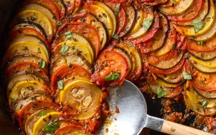 ratatouille with eggs