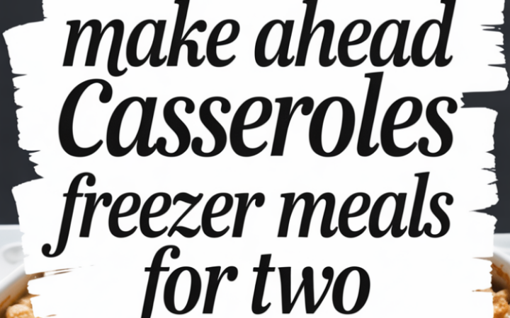 easy casseroles to freeze